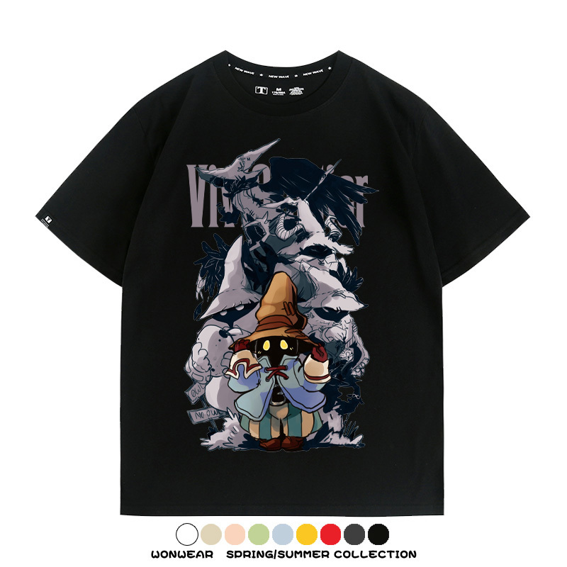 最終幻想9聯名比比奧爾尼迪亞 親子情侶裝寬鬆短袖T