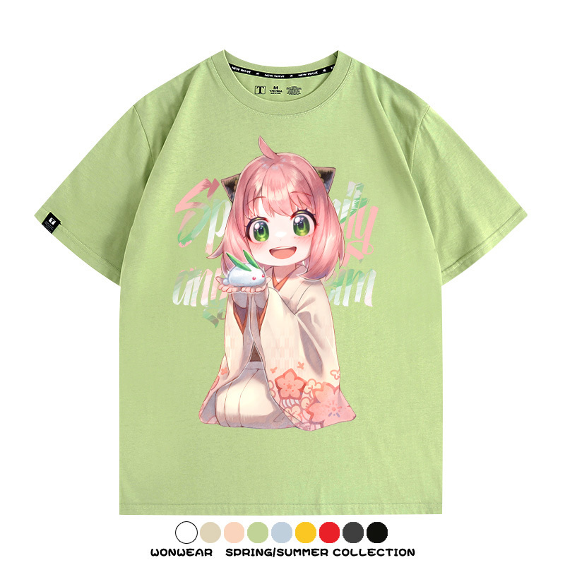 間諜家家酒動漫周邊短袖T恤