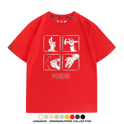 咒術迴戰領域展開 親子情侶寬鬆短袖T