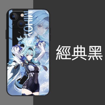 蘋果 系列原神 液態硅膠防摔軟殼