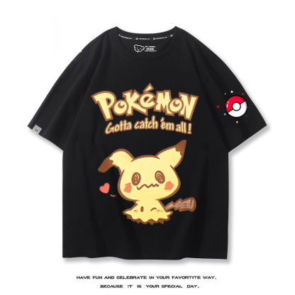 Q版精靈寶可夢 2024親子情侶男女同款 T恤