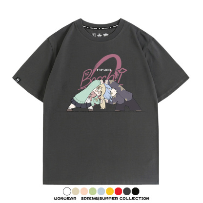 孤獨搖滾日系二次元 親子情侶裝寬鬆短袖T