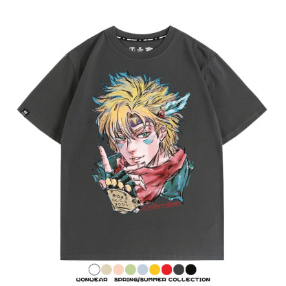 JOJO的奇妙冒險 親子情侶裝寬鬆短袖T