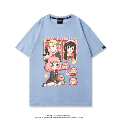 間諜家家酒 2024親子情侶男女同款 T恤