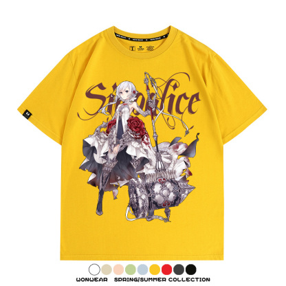 死亡愛麗絲聯名 親子情侶裝寬鬆短袖T