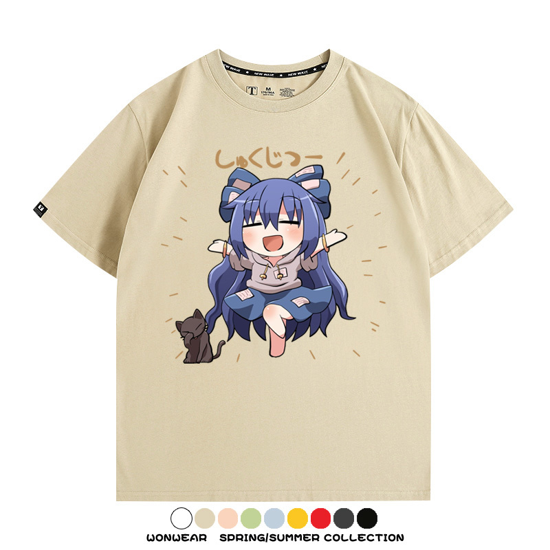 東方project憑依華 親子情侶裝寬鬆短袖T