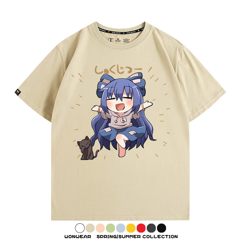 東方project憑依華 親子情侶裝寬鬆短袖T