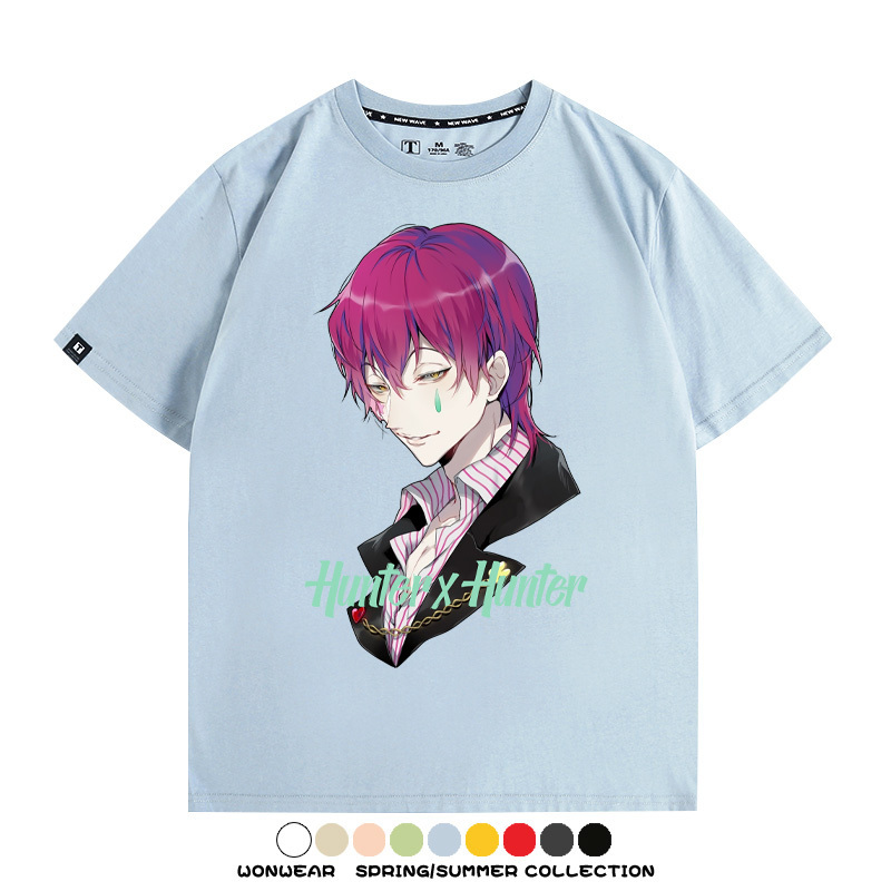 全職獵人西索庫洛洛動漫周邊短袖T恤