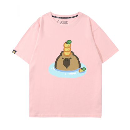 卡皮巴拉 2024親子情侶男女同款 T恤