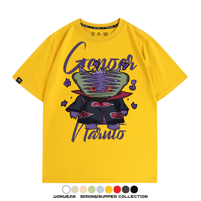 耿鬼火影忍者聯名動漫周邊短袖T恤