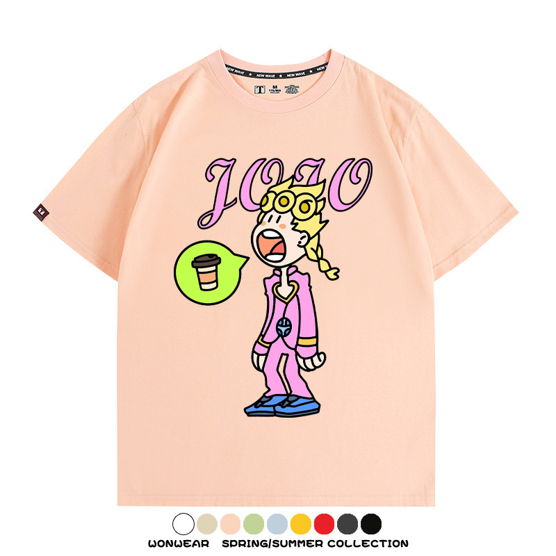 惡搞JOJO的奇妙冒險 親子情侶裝寬鬆短袖T