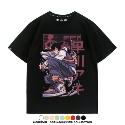 鏈鋸人早川楓聯名 親子情侶裝寬鬆短袖T