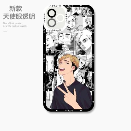 蘋果 系列排球少年 天使眼透明防摔軟殼