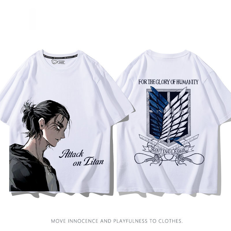 進擊的巨人 2024親子情侶男女同款 T恤