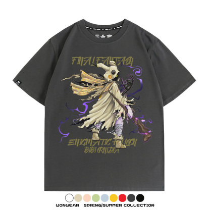 最終幻想9聯名寶可夢謎擬丘 親子情侶裝寬鬆短袖T