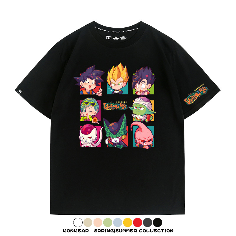 七龍珠Q版 親子情侶裝寬鬆短袖T
