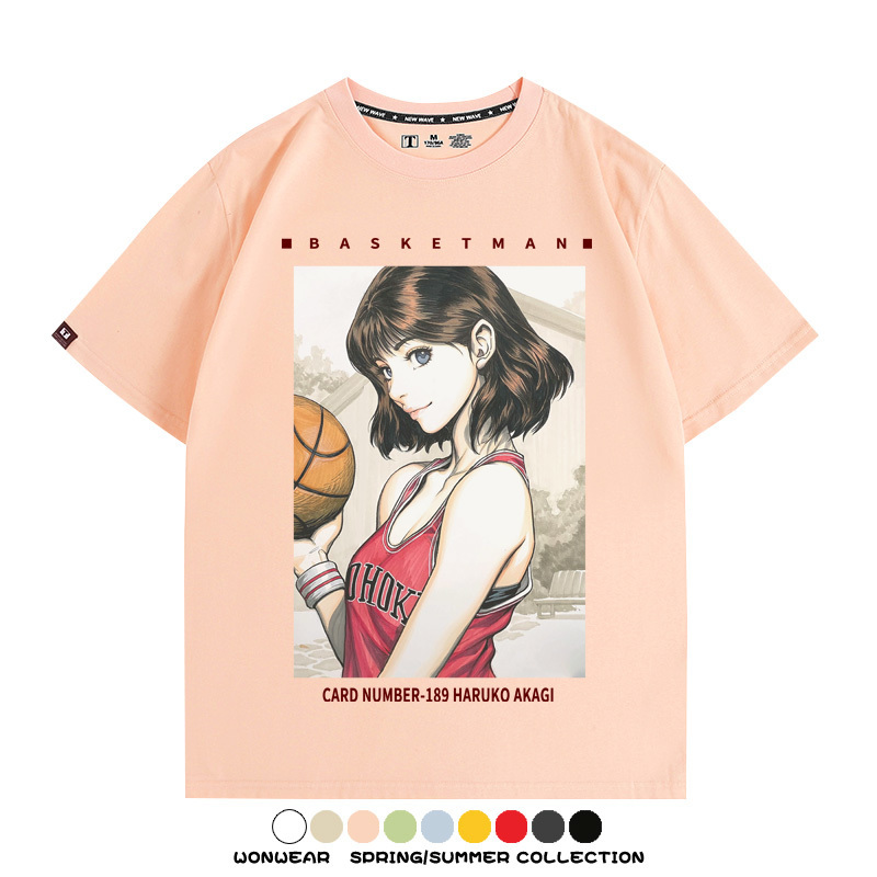 灌籃高手赤木晴子 親子情侶裝寬鬆短袖T