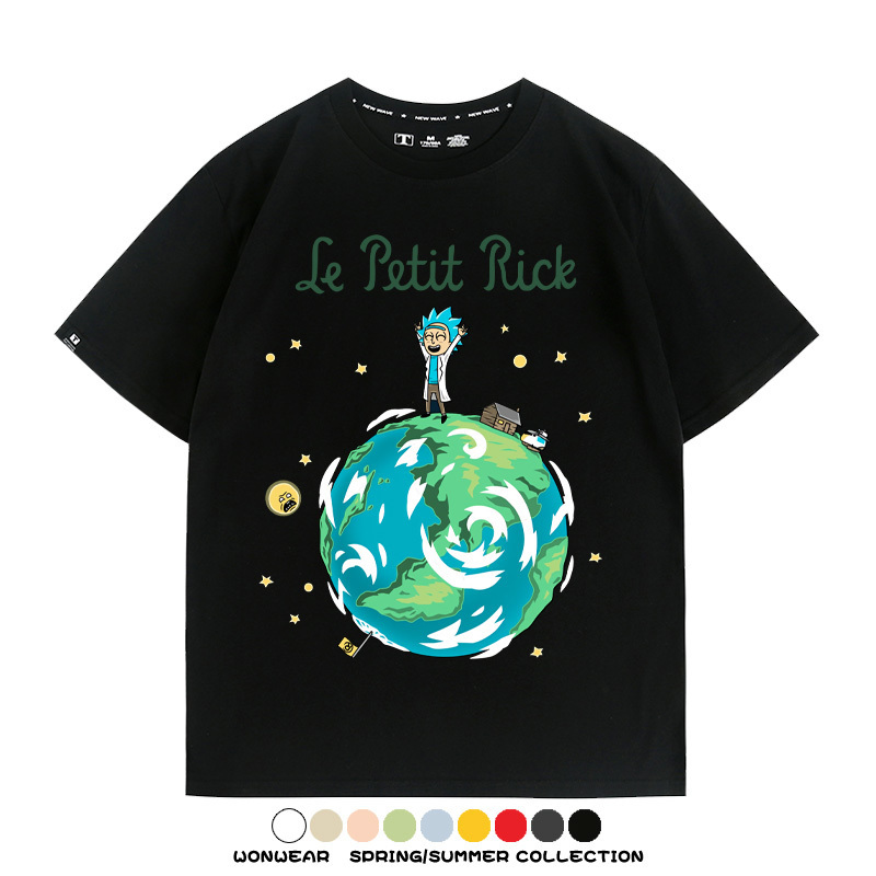 瑞克和莫蒂聯名 親子情侶裝寬鬆短袖T