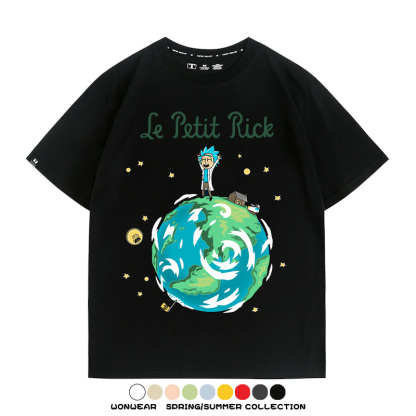 瑞克和莫蒂聯名 親子情侶裝寬鬆短袖T