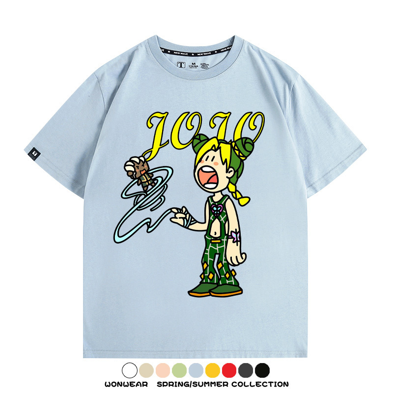 惡搞JOJO的奇妙冒險 親子情侶裝寬鬆短袖T