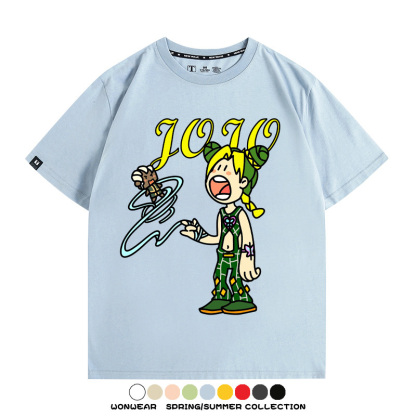 惡搞JOJO的奇妙冒險 親子情侶裝寬鬆短袖T