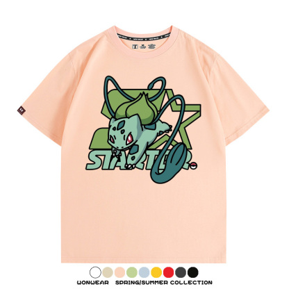 精靈寶可夢Q版動漫周邊短袖T恤