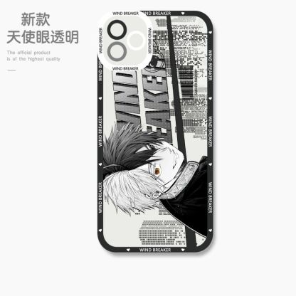 蘋果 系列防風少年天使眼透明防摔軟殼