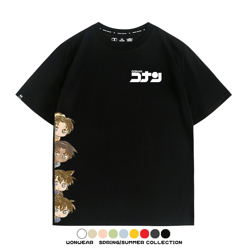 名偵探柯南聯名 親子情侶寬鬆短袖T