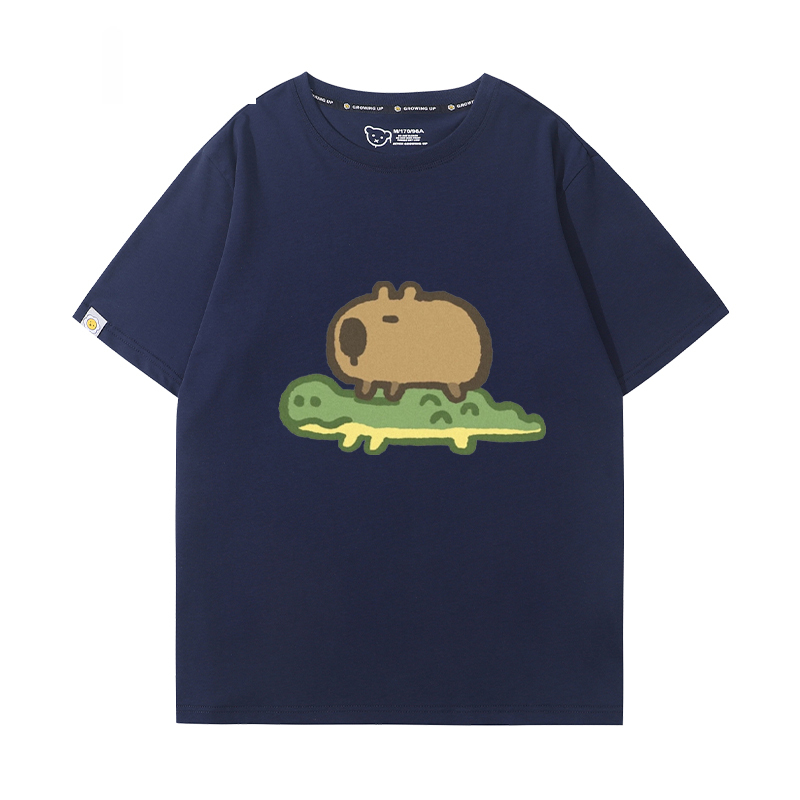 卡皮巴拉 2024親子情侶男女同款 T恤