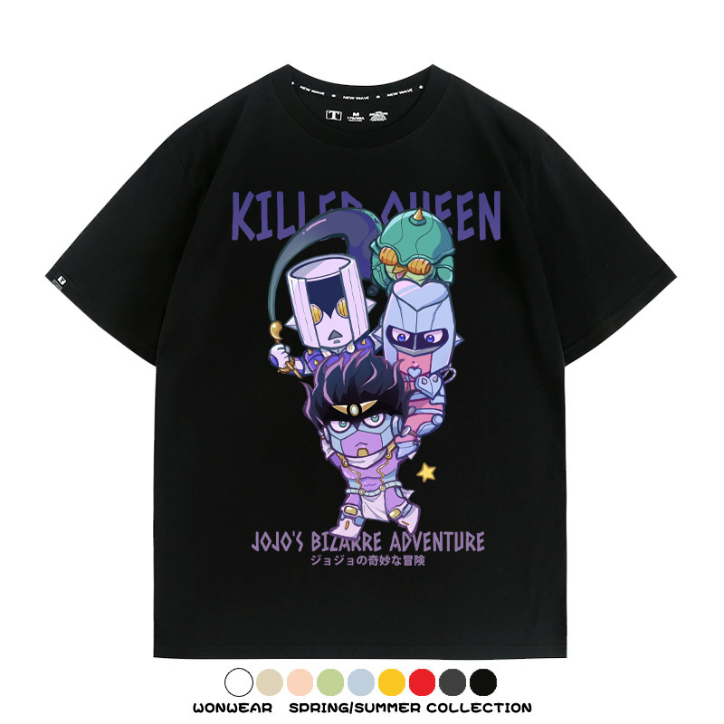 JOJO的奇妙冒險 親子情侶裝寬鬆短袖T