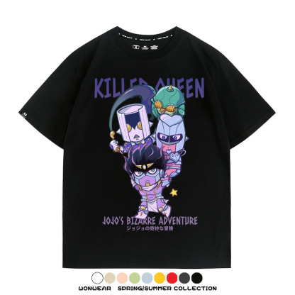 JOJO的奇妙冒險 親子情侶裝寬鬆短袖T