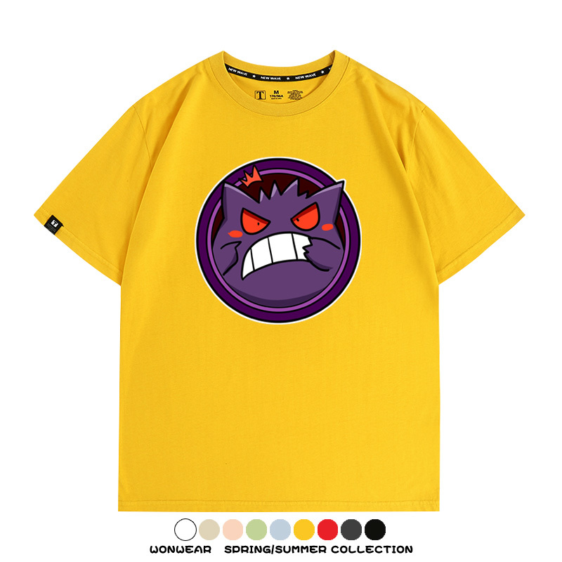 寶可夢卡通可愛頭像合集 親子情侶寬鬆短袖T