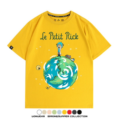 瑞克和莫蒂聯名 親子情侶裝寬鬆短袖T