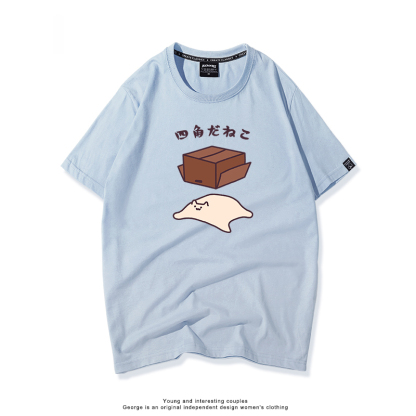 每日一貓 2024親子情侶男女同款 T恤