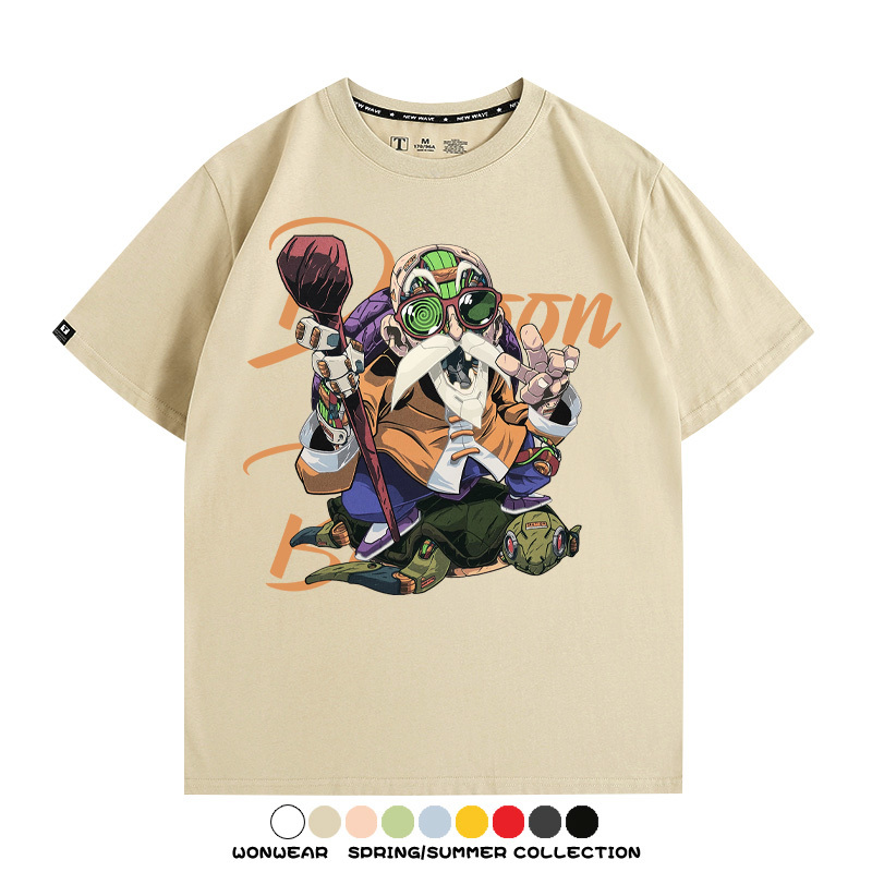 機械聯名七龍珠 親子情侶裝寬鬆短袖T
