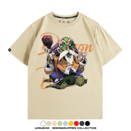 機械聯名七龍珠 親子情侶裝寬鬆短袖T
