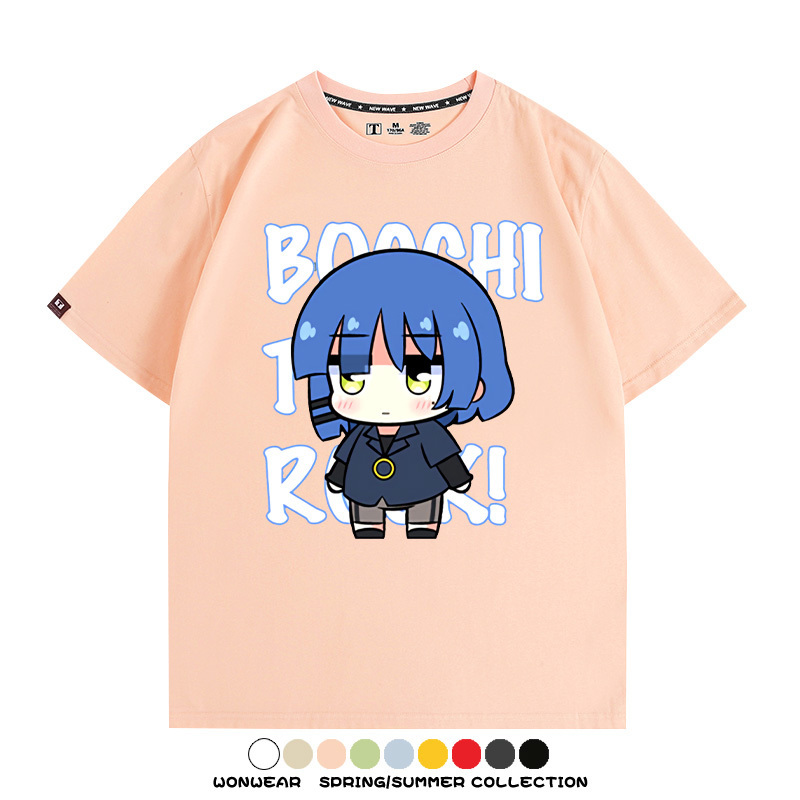 Q版孤獨搖滾 親子情侶裝寬鬆短袖T