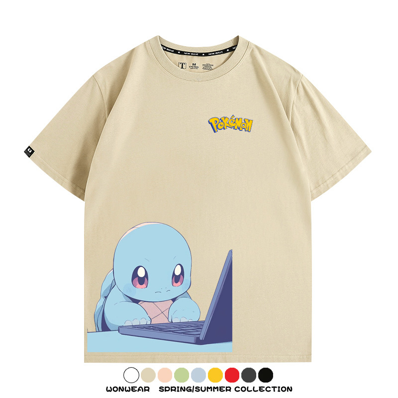 精靈寶可夢上班族 親子情侶裝寬鬆短袖T
