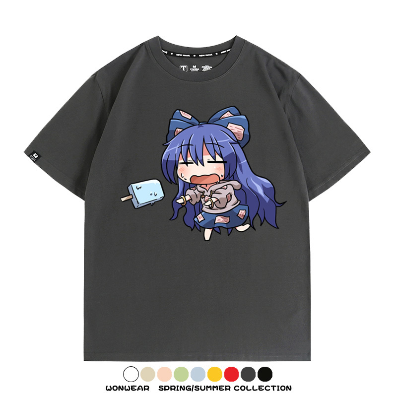 東方project憑依華 親子情侶裝寬鬆短袖T