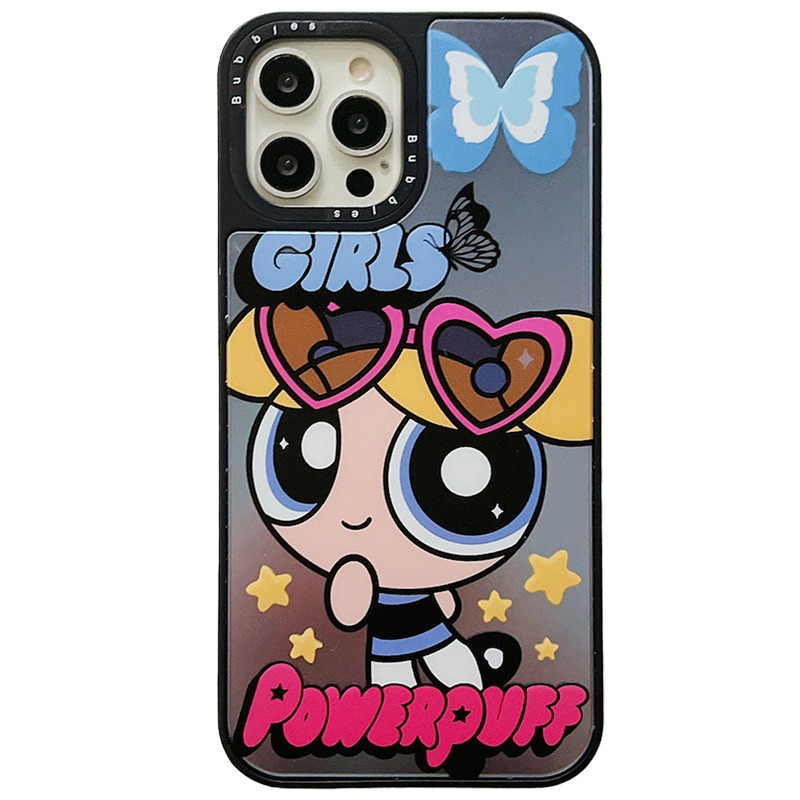 蘋果 系列飛天小女警 鐳射硅膠創意防摔軟殼