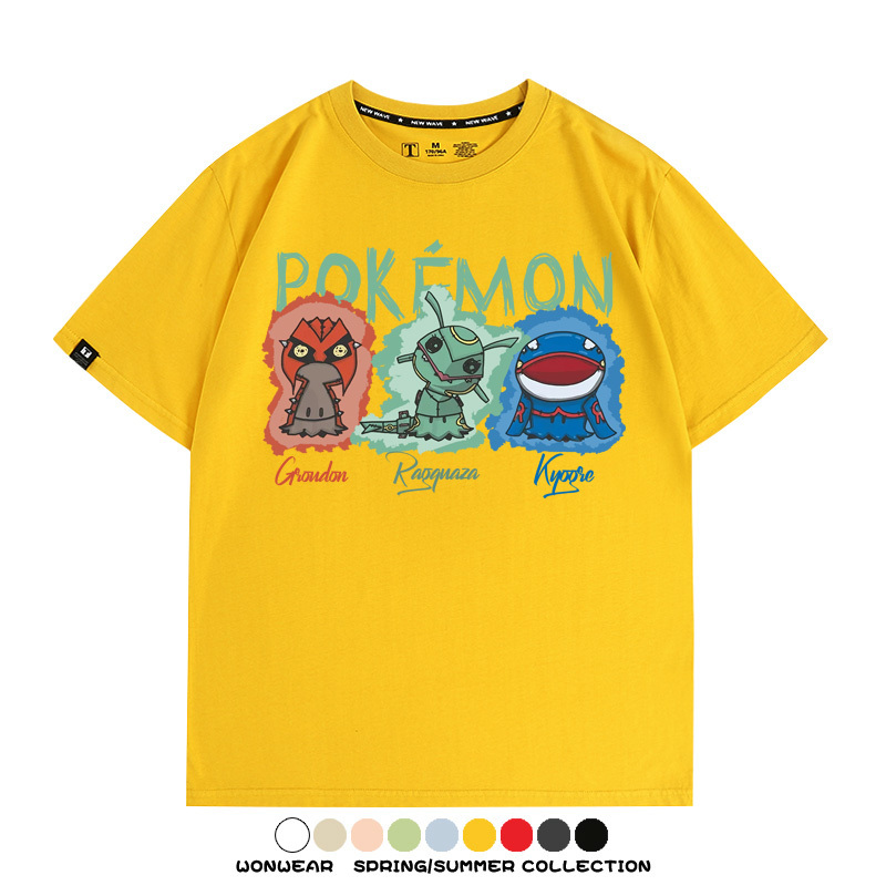 精靈寶可夢Q版 親子情侶裝寬鬆短袖T