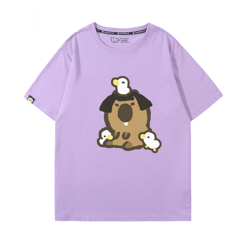 卡皮巴拉 2024親子情侶男女同款 T恤