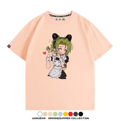 JOJO的奇妙冒險石之海動漫空條徐倫卡通周邊聯名短袖夏男純棉T恤