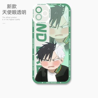 蘋果 系列防風少年天使眼透明防摔軟殼