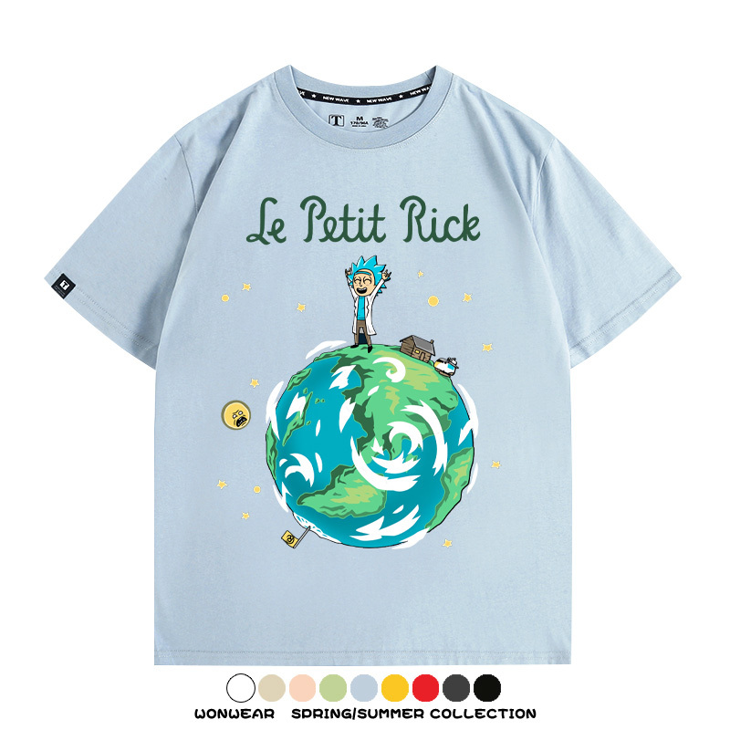 瑞克和莫蒂聯名 親子情侶裝寬鬆短袖T