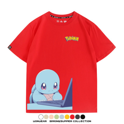 精靈寶可夢上班族 親子情侶裝寬鬆短袖T