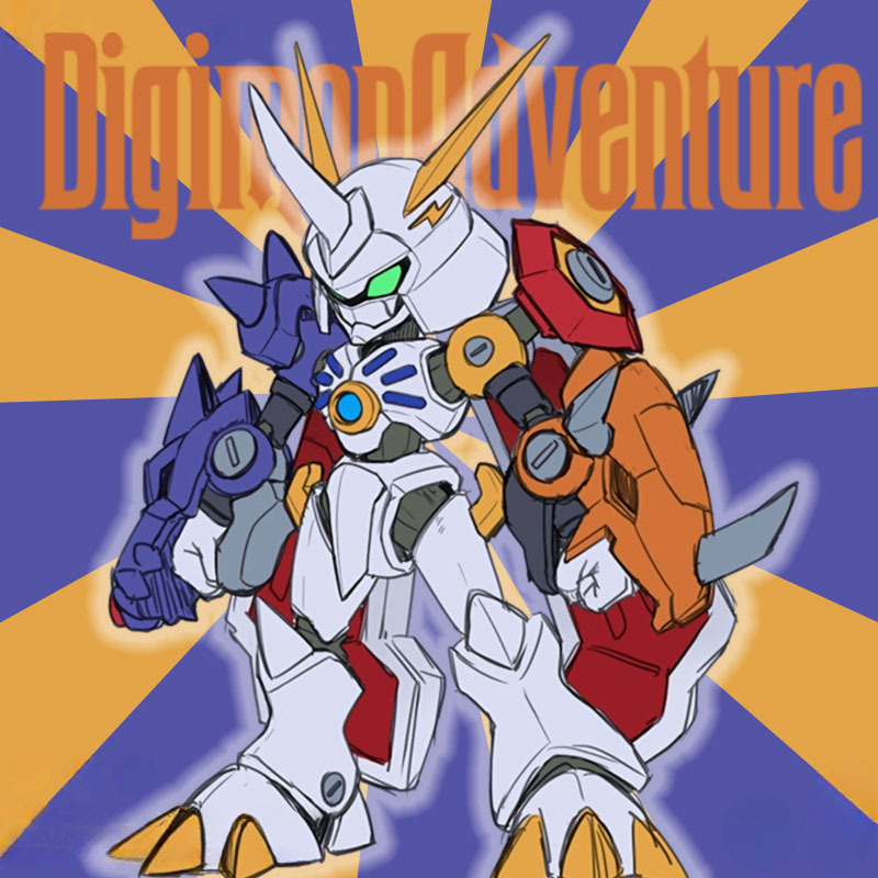 數碼寶貝聯名動漫 親子情侶裝寬鬆短袖T