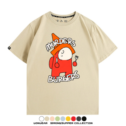 孤獨搖滾動漫山田涼同款卡通印花短袖二次元周邊T恤夏季純棉百搭