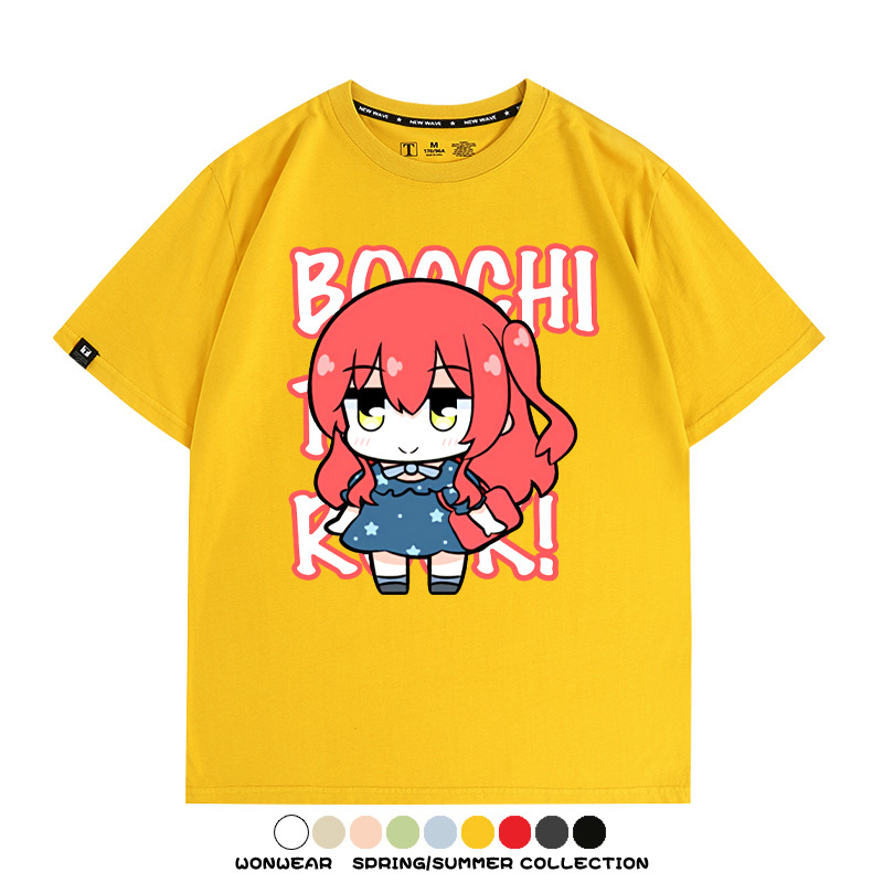 Q版孤獨搖滾 親子情侶裝寬鬆短袖T