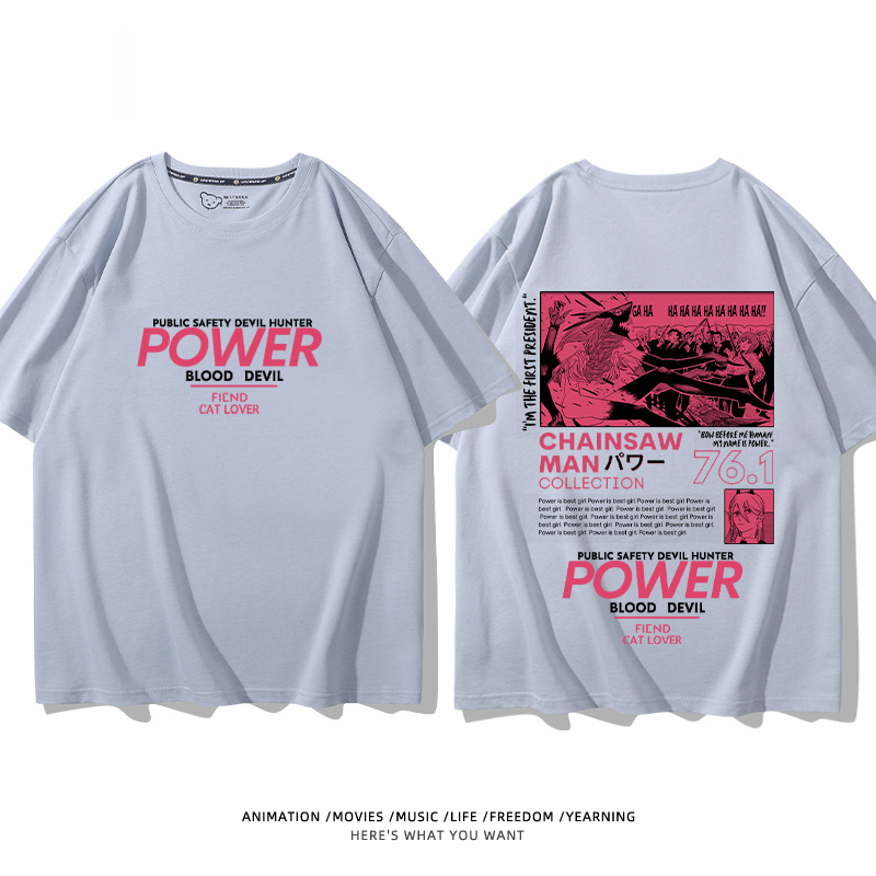鏈鋸人 2024親子情侶男女同款 T恤